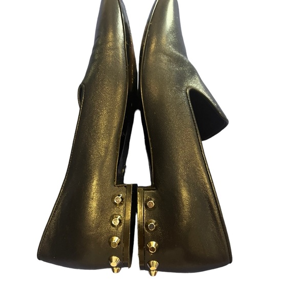 Balenciaga black loafers featuring almond toe, leather insole. - Picture 8 of 10